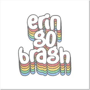 Erin Go Bragh! Irish Pride Retro Design Posters and Art